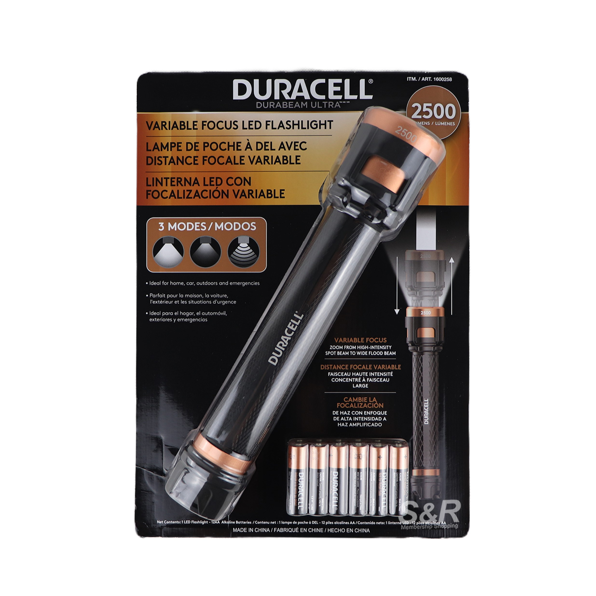 Duracell Durabeam Ultra LED Flashlight 13pcs Duracell Durabeam Ultra LED Flashlight 13pcs
